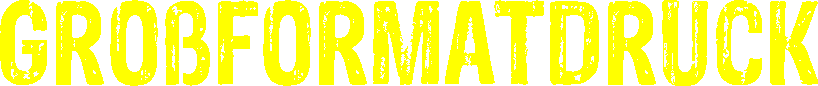 Großformatdruck Digitaldruck