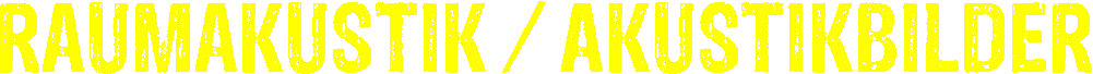 Raumakustik Absorber